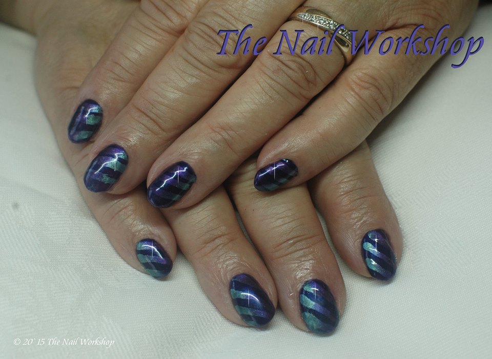 Gel II Purple Day with Pigment Ombre
